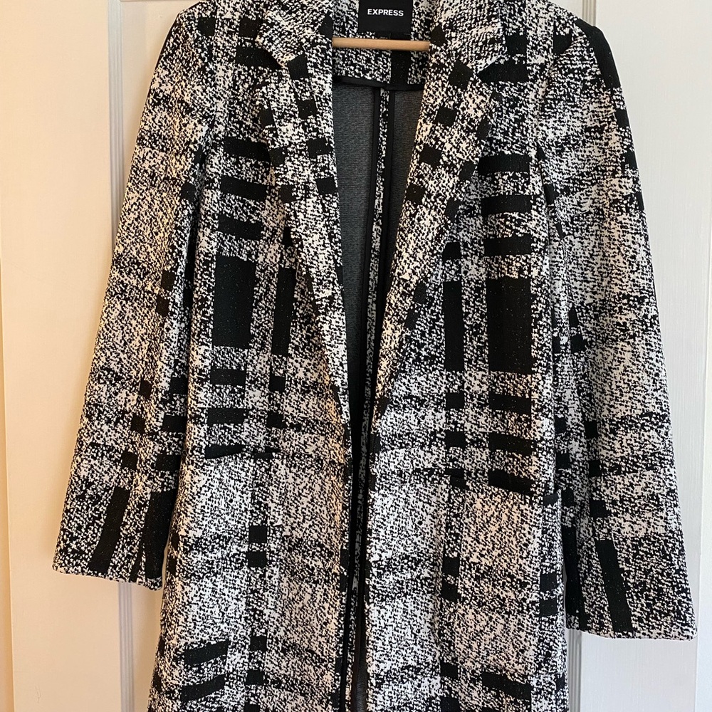 Express Monochrome Women's Long Blazer